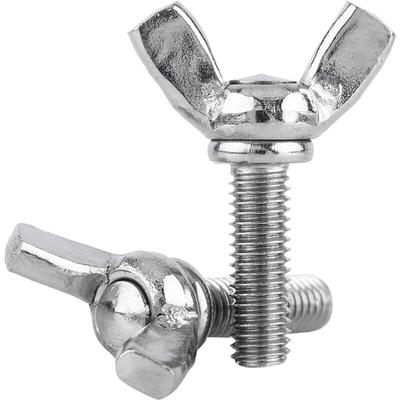Rändelschrauben mit Vollgewinde, M6 DIN316, Edelstahl 304, 5 Stück (M6 x 12 mm) Image