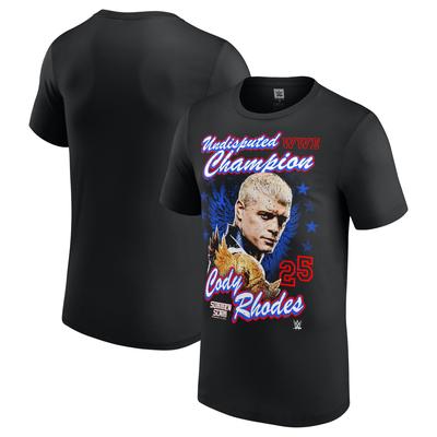 WWE Cody Rhodes SummerSlam 2025 Gewinner T-Shirt - Schwarz - Herren Image