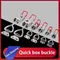 Boîte à outils réglable, boucle rapide, verrouillage à bascule, fixation à dégagement rapide, antidérapante, fixation à bascule Push Pull, boucle de boîte à outils