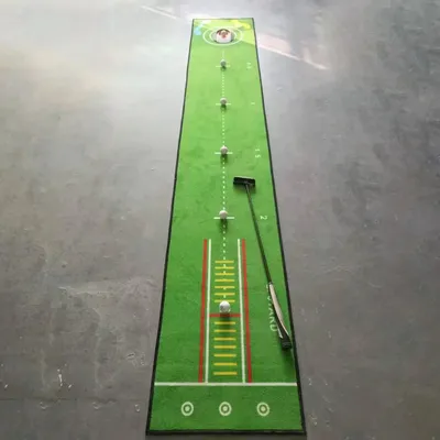 Golf Putting Mat Foldable Golf Training Putting Practice Detection Lightweight Golf Accessories for Golfer Park Home Office