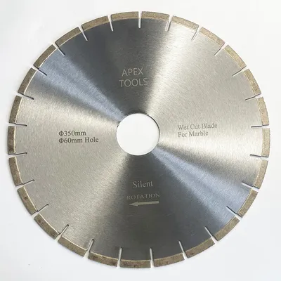 1Pc 350mm High Quality Silent Marble Cutting Disc 14 Inch Arix Diamond Saw Blade Wet Cut Blade for Marble Stone Cutting
