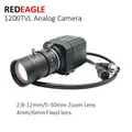 Obiettivo zoom varifocale HD 2.8-12mm/5-50mm Industriale 1200TVL 960H Video analogico a colori CCTV Telecamera di sicurezza Supporto TV Monitor DVR
