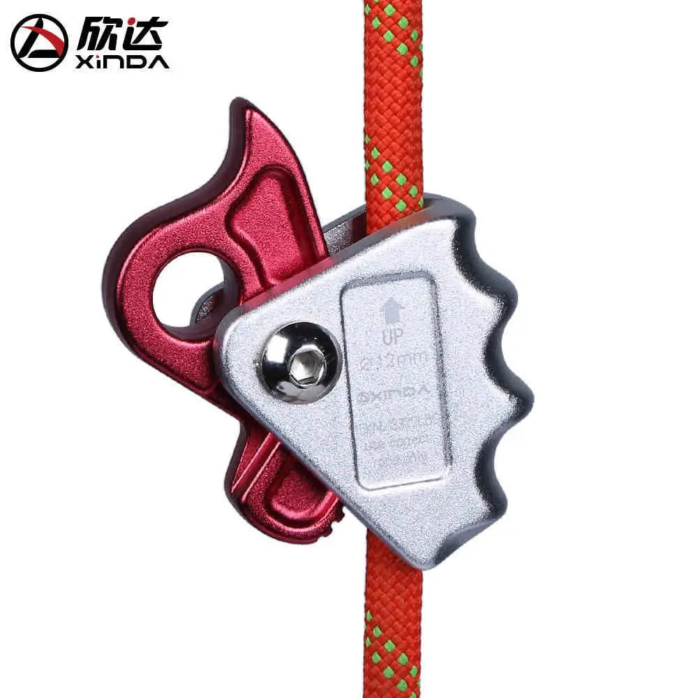 XINDA 15KN Outdoor Bergsteigen Klettern Seil Klemme Greifen Dbi-sala Protecta mit Auge Für 10mm-12mm Seil Image
