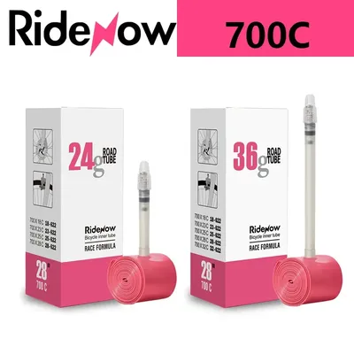 RideNow TPU 700C Rennrad-Innenschlauch 700 x 18 23 25 28 32 35 37 40 47 Fahrradreifen French Valve 45/65/85 Bike27.526 x 1,5 1,75 1,9