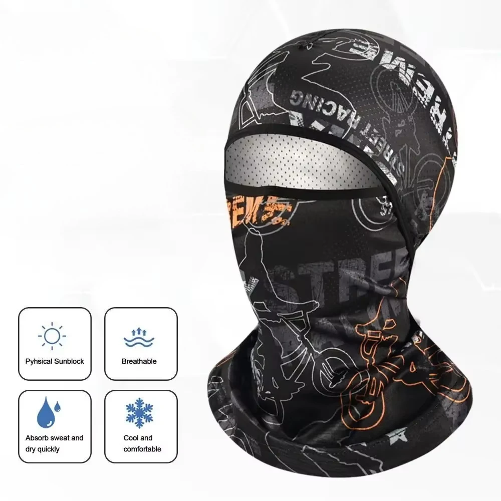 Summer Cool Ice Silk – Vollgesichts-UV-Schutz-Radmütze, Sport-Gesichtsbedeckung für Männer und Frauen (Fahrrad/Motorrad) Image