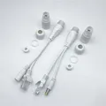 Cavo sdoppiatore adattatore POE Alimentazione passiva su Ethernet Modulo di alimentazione iniettore splitter POE 12-48 V per cavi telecamera IP