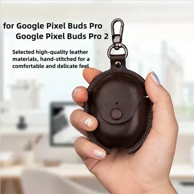 für Google Pixel Buds Pro 2 Hülle PU-Lederhülle Ohrhörer Bluetooth-Abdeckung Aufbewahrungstasche Zubehör Box Schutzhülle mit Hoo Image