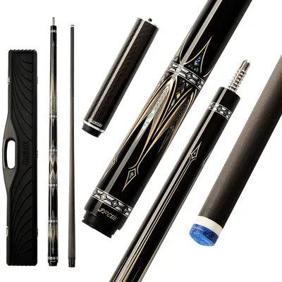 JFLOWERS Queue JF 20-26 Gold Armor Billard Kit Carbon Fiber Pool Queue Low Deflection Pool Queue Stick Image