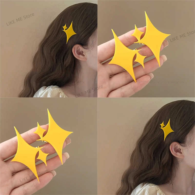 Süße Cartoon-Stern-Haarnadeln für Frauen Revue Starlight Kagura Hikari Cosplay Star Haarspangen Kopfbedeckung Mädchen Haarschmuck Image