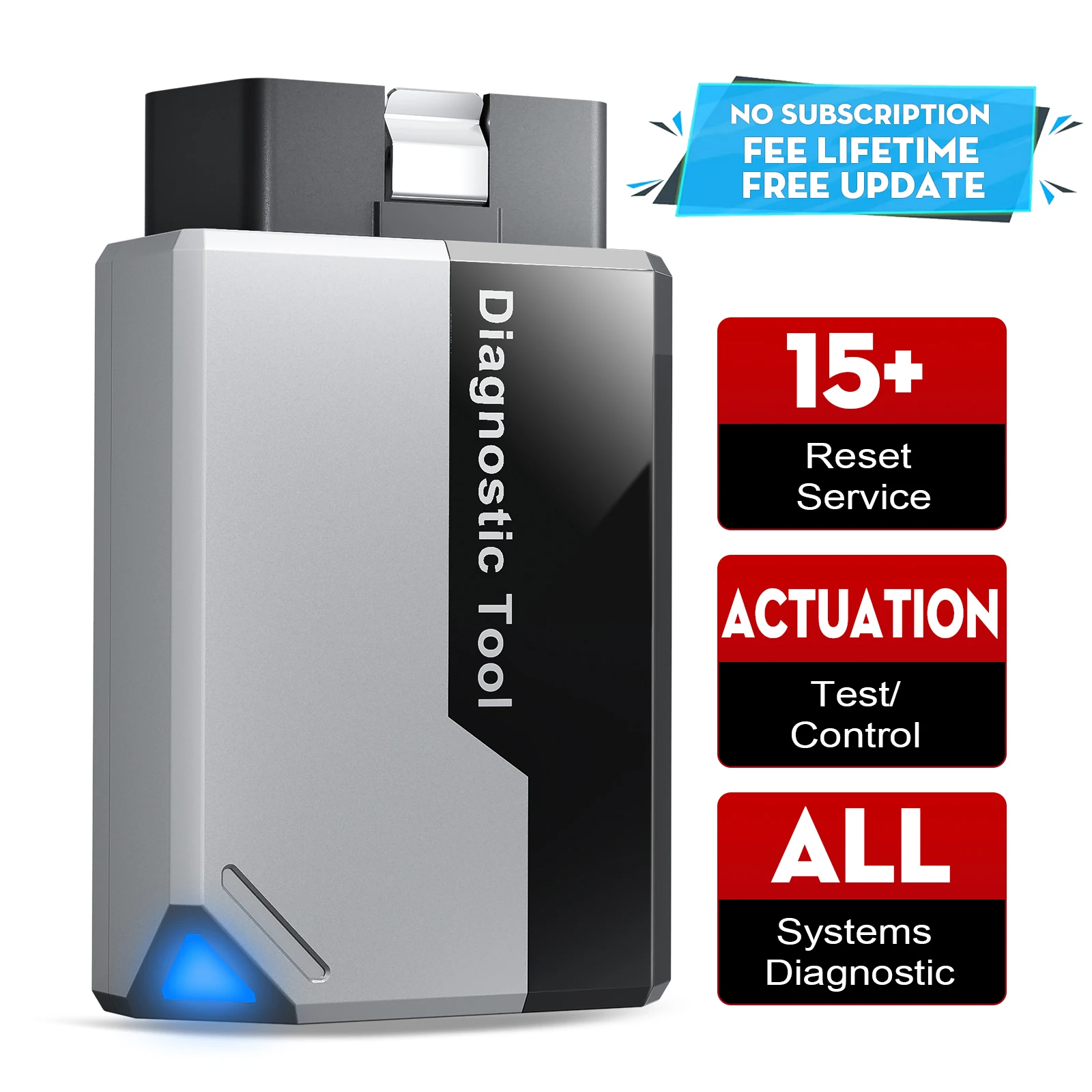 KINGBOLEN EDIAG ELITE OBD2 Automatischer Scanner für alle Systeme, 15 Resets-Diagnosetool, bidirektionale Steuerung, Scan, lebenslanges kostenloses Update Image