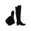 Stuart Weitzman Damen Stiefel, Gr. 34.5, schwarz, kein Etikett