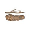 Steve Madden Damen Sandale, Gr. 41, gold, kein Etikett