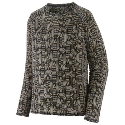 Patagonia - Capilene Midweight Crew - Kunstfaserunterwäsche Gr L grau