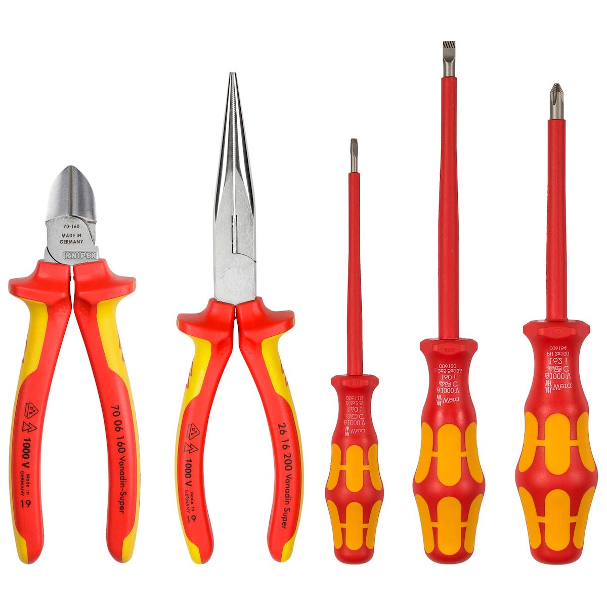 KNIPEX VDE-Werkzeugsatz Zangenset 5 teilig Image