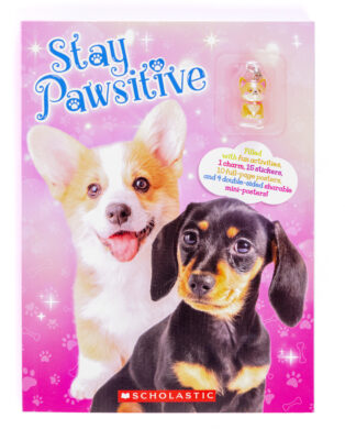 Puppy Pawsitivty Activity Book w/ Charm (paperback) - by Rebecca Felix Amundson