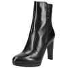 High-Heel-Stiefelette NERO GIARDINI "Nero Giardini Stiefelette Leder/Textil", Damen, Gr. 36, schwarz, Leder, Textil, casual, Schuhe