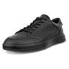 Sneaker ECCO "ECCO Move M", Herren, Gr. 45, schwarz, Leder, sportlich, Schuhe, Halbschuh, Freizeitschuh, Schnürschuh mit softem Schaftrand