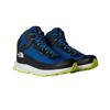 Wanderschuh THE NORTH FACE "Y FASTPACK HIKER MID WP", Gr. 39, hero blau, tnf schwarz, Leder, sportlich, Schuhe, wasserdicht