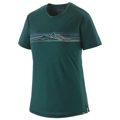 Patagonia - Women's Cap Cool Merino Graphic Shirt - Merinoshirt Gr XL blau Image