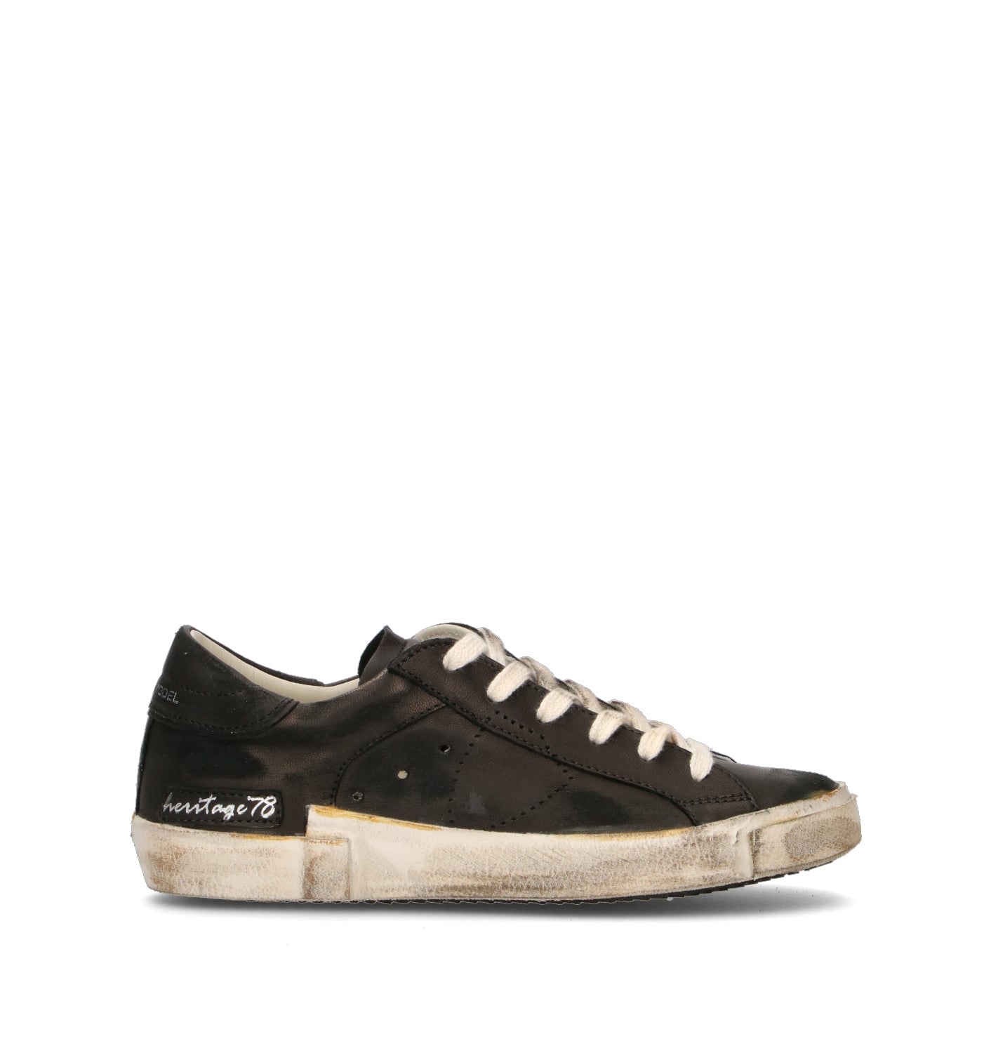 PHILIPPE MODEL Sneaker donna nera in pelle