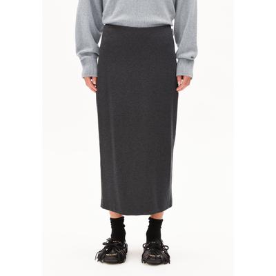 PATINAA SKIRT | Jerseyrock aus LENZING™ ECOVERO™ Viskose Mix - grau (L) Image