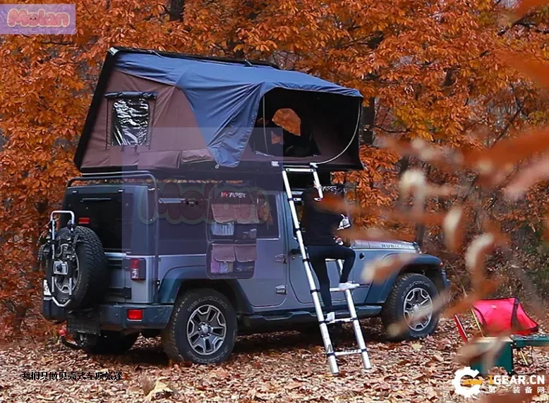 Automatisches, zusammenklappbares Dachzelt mit Hartschale, selbstfahrender Tour-Tonabnehmer Image