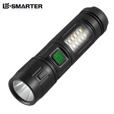 Strong Led Flashlight High Power Rechargeable Led Flashlight With Battery Torch For Fishing Hunting Camping Lanter