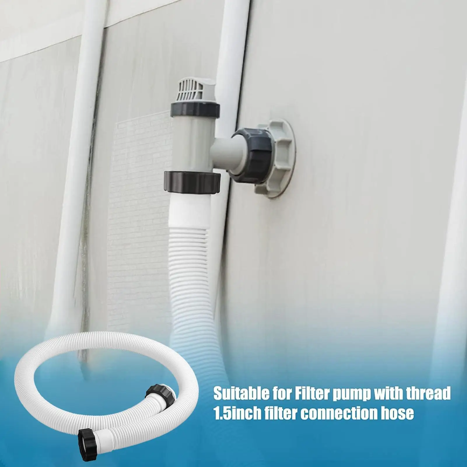 Neue 1Pcs Pool Sand Filter Pumpen Schlauch Schwimmen Pools Pumpe Ersatz Schlauch Miteinander Verbundenen Schlauch Für Pool Zubehör Image