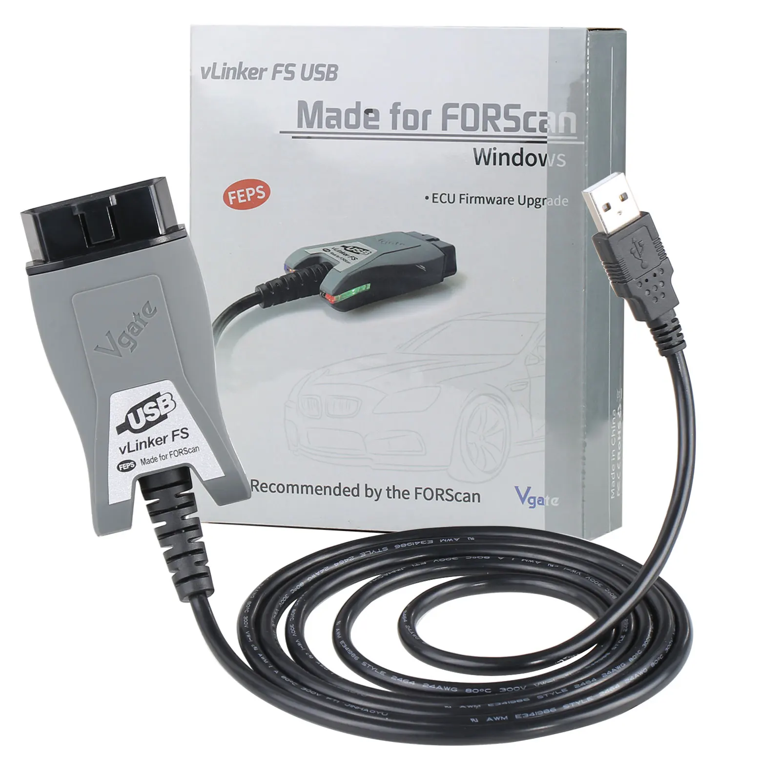 Vgate vLinker FS ELM327 Für Ford FORScan HS/MS-CAN ELM 327 OBD 2 OBD2 Auto Diagnose Scanner Interface werkzeuge OBDII Für Mazda Image