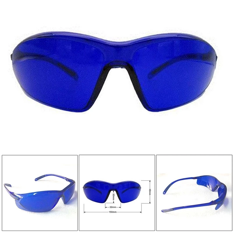 Golfball finder profession elle Gläser Brille, Sports onnen brille fit für Golf fahren, blaue Linse Image