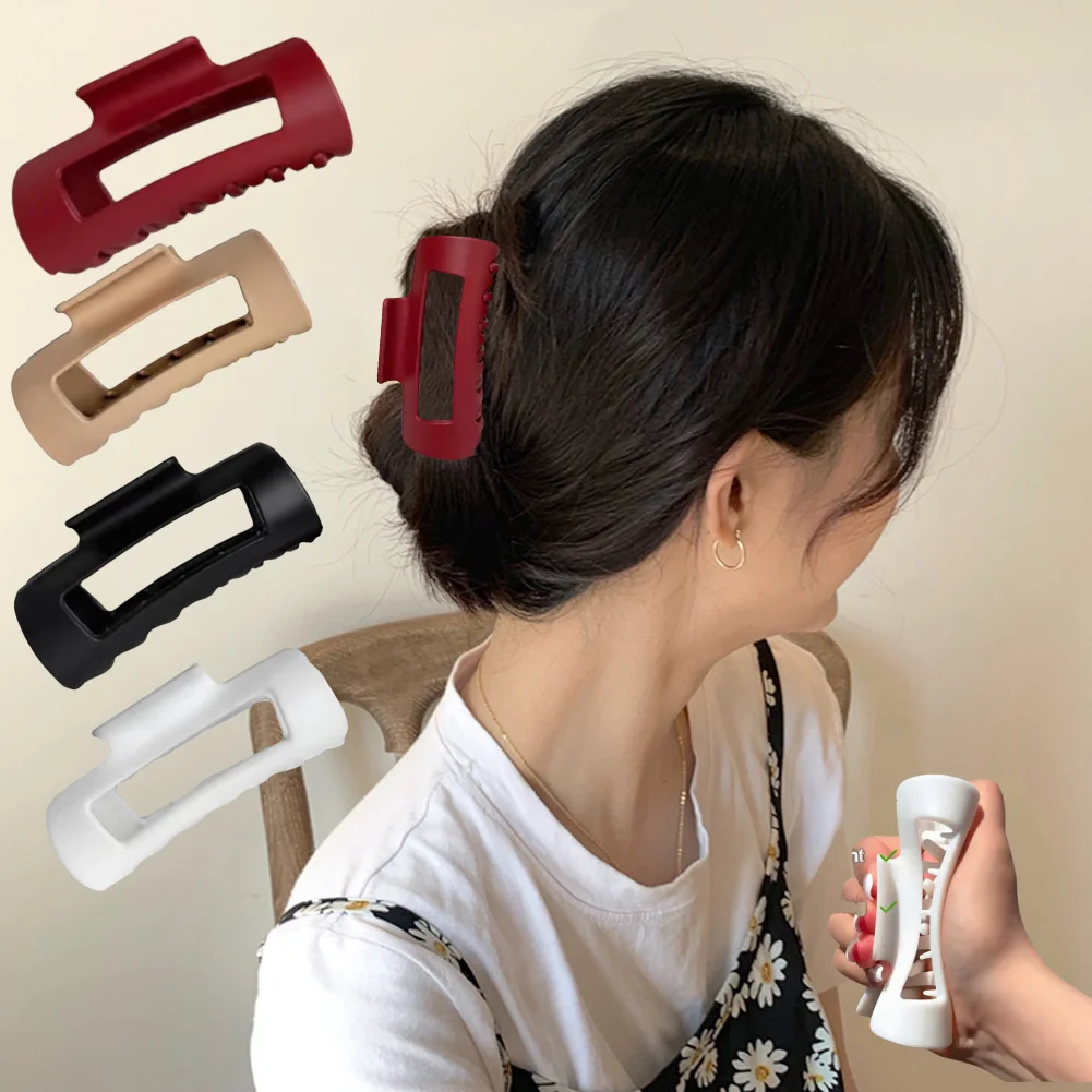 Silikon-Clips für weiches Haar, einfache modische Haarspangen, vielseitige Gegenstände, Haargreifer, Dekorationen, nicht zerbrechlicher Griff, Clip-Zugang Image