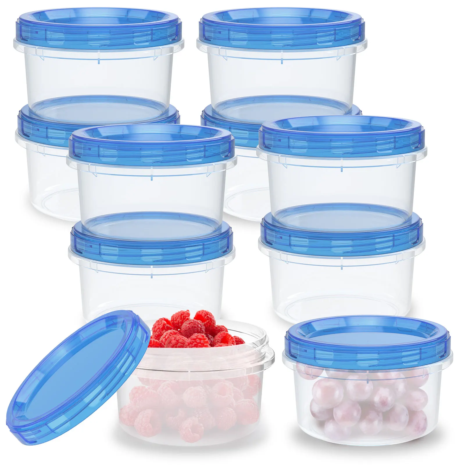 Boîte de conservation des aliments sous vide, congélateur, conservation des aliments frais, boîte de scellage, petit récipient alimentaire, distributeur, bol à soupe de voyage empilable, 5/10 pièces