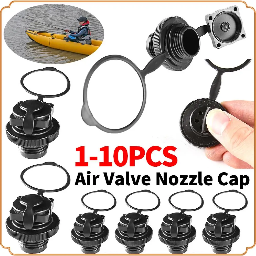 1-10PCS Luft Ventil Düse Boston Ventil Matratze Luftmatratze Luft Ventil Kajak Floß Stecker Ersatz Ventil Für Schlauchboot kajak Floß Image