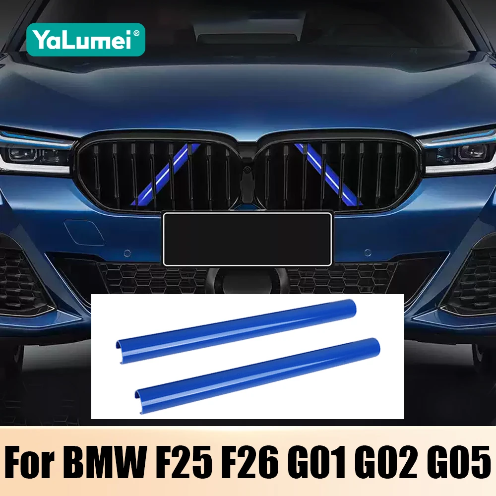 Auto Kühlergrill Trim Streifen Abdeckung Für BMW X3 G01 F25 X4 G02 F26 X5 G05 2011-2015 2016 2017 2018 2019 2020 2021 2022 2023 2024 Image