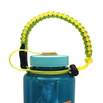 Nalgene-Water Bottle Weave Lanyard, Hand Weave Bottle Portable Rope, Outdoor Sports Water Bottle Accessories