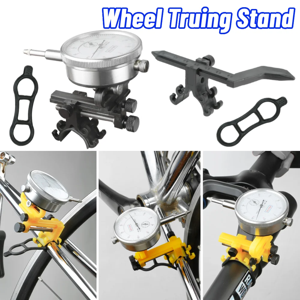 Praktische Fahrrad Felge Kalibrator Fahrrad Rad Abrichten Ständer Radfahren Zubehör Wartung MTB Fahrrad Rad Reparatur Werkzeuge