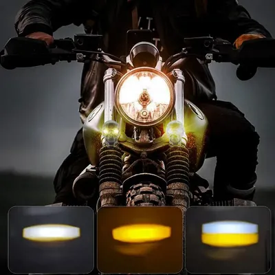 Motorcycle Driving Lights Skull-Shaped LED Passing Light Bright Led Driving Light Auxiliary Light for Offroad Truck 12V 24V 48V