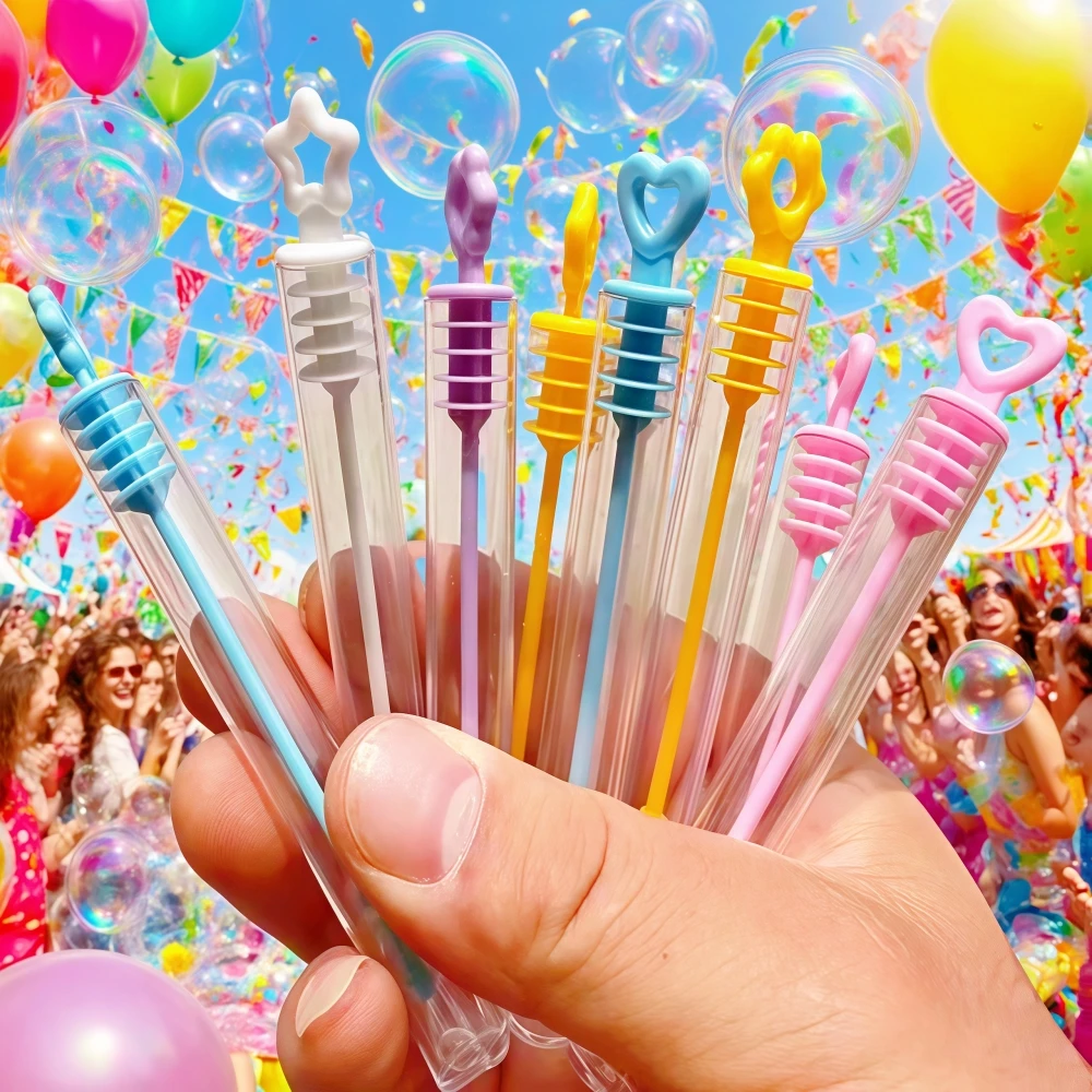 10-100 Pcs Mini Color Bubble Empty Bottle Birthday Party Carnival Gift Wedding Party Guests Baby Shower Gift Decoration Supplies