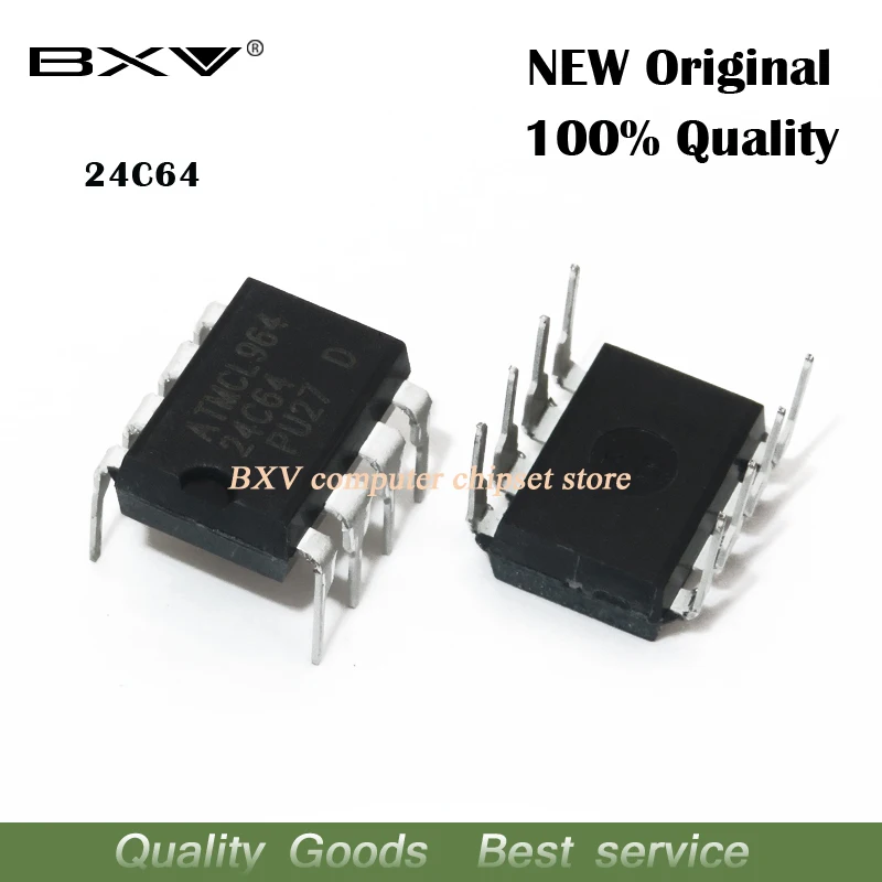 20PCS AT24C64 DIP8 AT24C64A DIP 24C64 DIP AT24C64N DIP-8 Neue Original IC Image