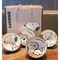 Snoopy New Cute Tableware Ceramic Bowl Particularly Beautiful And High-Value Kawaii Set Bowl Anime Cartoon Household Tableware