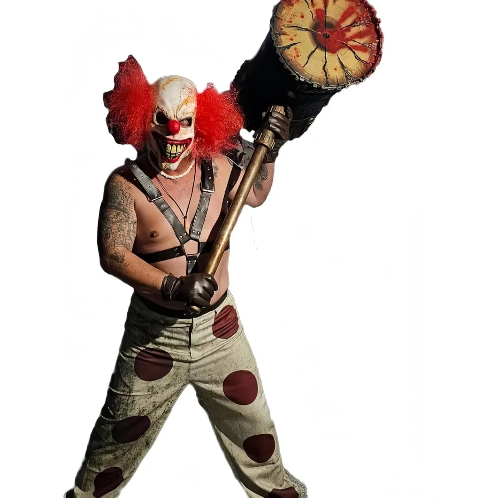 Fulujiacos Sweet Tooth Cosplay Kostüm Hosen Gürtel Zubehör Film Twisted Cosplay Metall Männer Rollenspiele Outfits Halloween Image