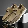 Herrenschuh Boot Slide in Loafers Modische Canvas Freizeitschuhe Skateboard Facon Designer Set Freizeitschuh Marke Frühling Sommer