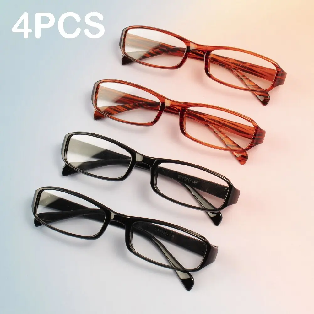 4PCS Klassische Anti-Blau Licht Lesebrille Frauen Männer Hyperopie Gläser Vintage Computer gläser + 1,0 + 1,5 + 2,0 + 2,5 + 3,0 + 3,5 + 4,0 Image