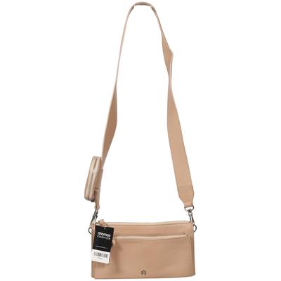 Aigner Damen Handtasche, Gr. , beige, Leder Image