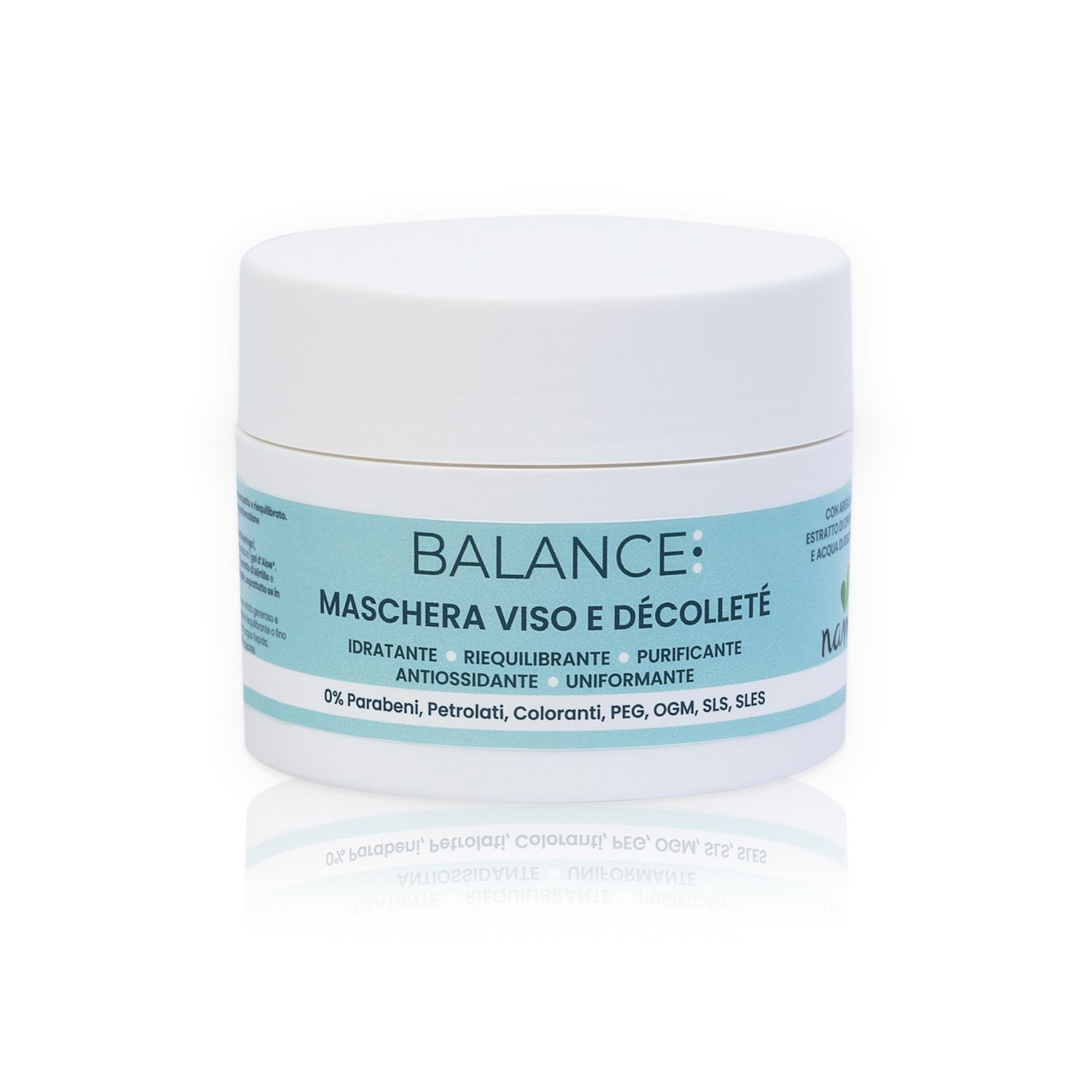 Namur Cosmetics Maschera Viso Idratante - BALANCE 100 ml