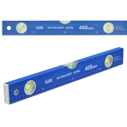Aluminium Wasserwaage 40cm, 3 Libellen Image