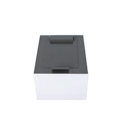 Proregal Klappendeckel für modulare Abfalltrennanlage mit 60 Liter | HxBxT 4,2x25,5x33cm | Anthrazit Image