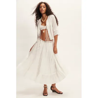 Bright Side Set at Free People in Tofu, Size: Large