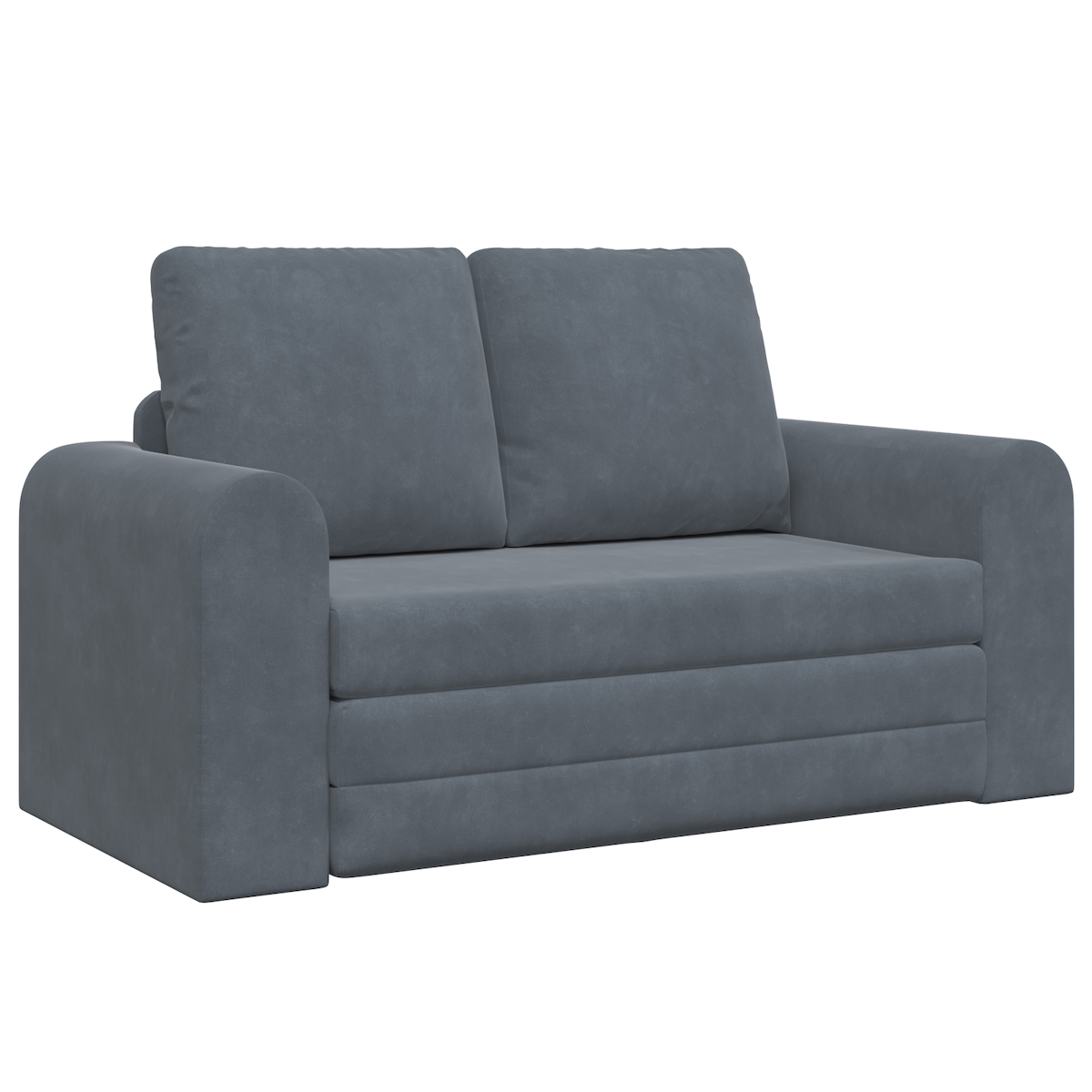 vidaXL Sofabett 2-in-1 Dunkelgrau 148x71x83 cm Velvet Image