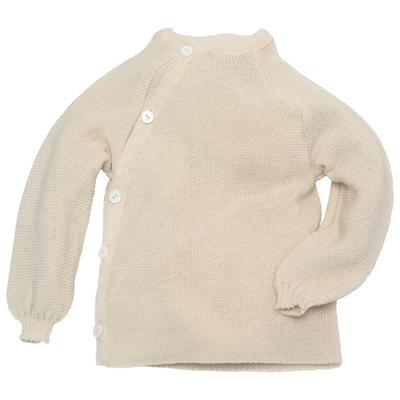 Reiff - Kid's Schlüttli Uni - Merinopullover Gr 62/68 beige